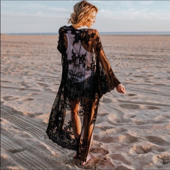 Laguna Girls Other - ✨RESTOCKED Boho Lace Coverup Kimono✨
